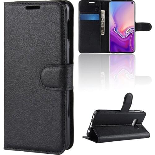 Bookcover For Samsung S10 Luxury Leather wallet Cases for S10e Cover shockproof cover for S10 Plus Free DHL shipping 100pc