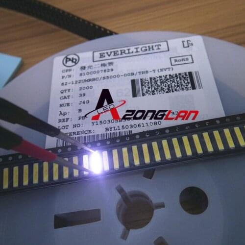 For LED LCD Backlight TV Application LED Backlight 0.5W 3V 8520 Cool white TV Application EVERLIGHT 62-122UMRIC 150MA 500PCS