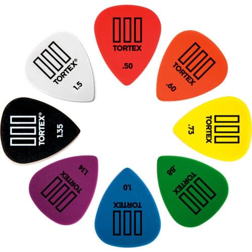 Dunlop Tortex TIII Guitar Pick Plectrum Mediator 0.5mm-1.50mm, 1/piece