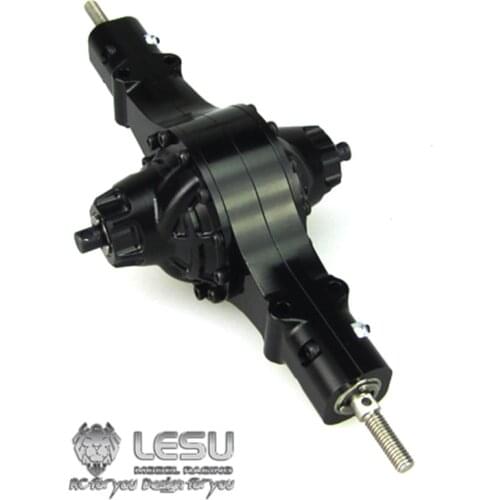 LESU Differential Metal Rear Through Axle for 1/14 Tamiya Benz RC Tractor Truck DIY Model Dumper