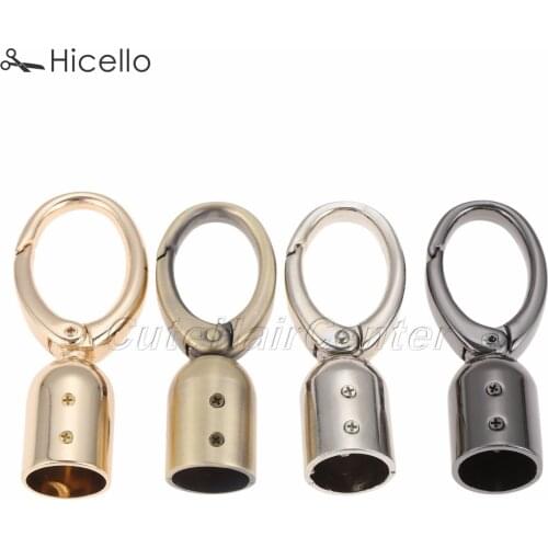 Metal Bag Buckle Snap Hook Spring-close gate Trigger DIY Key Chain Dog Leashes Hand Craft Belt Gold Silver Black Bronze Hicello