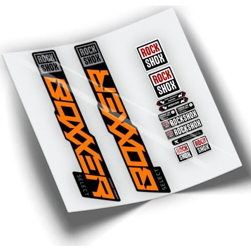 STICKERS FORK BICYCLE ROCKSHOX BOXXER SELECT 2021 BICOLOR WP381