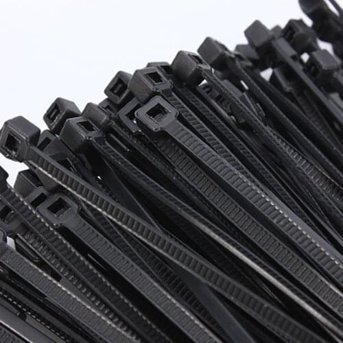 100pcs 200mm Self-locking Nylon Cable Ties Plastic Zip Tie Wire Binding Wrap Straps Tools 8 Colors