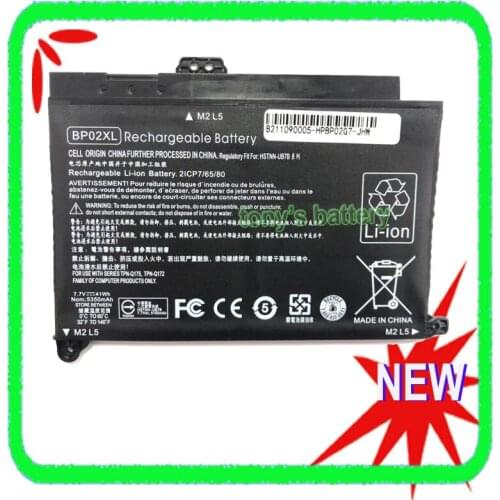 New BP02XL Battery For HP Pavilion PC 15 15-AU 849569-541 849909-850 849569-421 HSTNN-UB7B HSTNN-LB7H