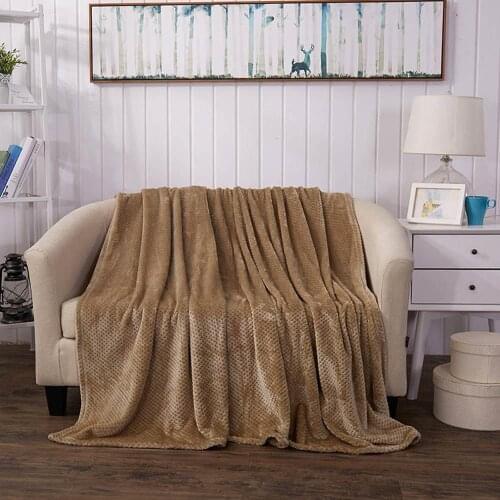 Svetanya Solid Color Cloud Blanket Warm Winter Sheet (Flat Coin Thickness) Twin Full Double Queen King Size