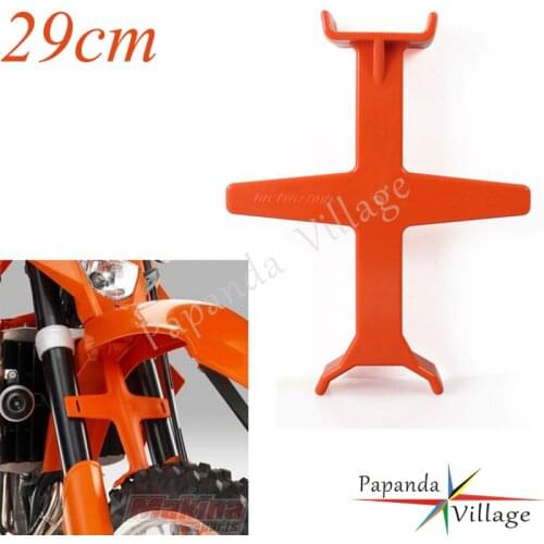 Papanda Motorcycle Orange Plastic Fork Support Guard Transportation Protector Enduro for MX SX SXF Honda Yamaha