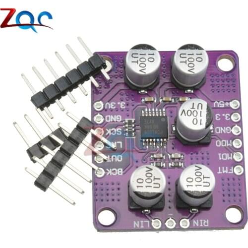 PCM1808 105dB SNR Audio Stereo ADC Single-Ended Analog-Input Decoder 24bit Amplifier Board Player Module