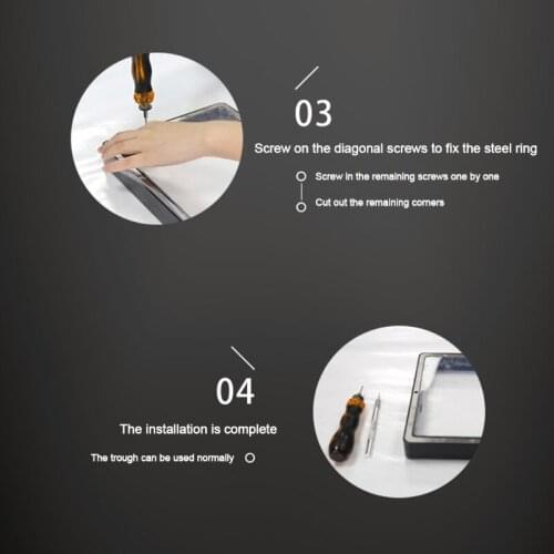 Q1JF UV 3D Printer LCD SLA Resin Light Curing Release Film 5.5Inch FEP Film Double-sided Films 5Pcs+ Spatula Set