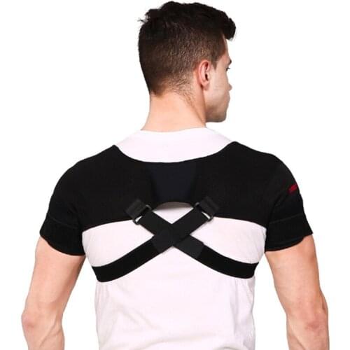Adjustable Brace Support Belt Adjustable Shoulder Support Spine Back Shoulder Lumbar Posture Correction Guard Strap