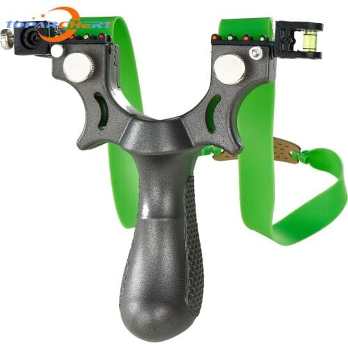 Slingshot Laser Aiming Professional Hunting Slingshot Hunting Powerful With Rubber Band High Precision New Outdoor Shooting
