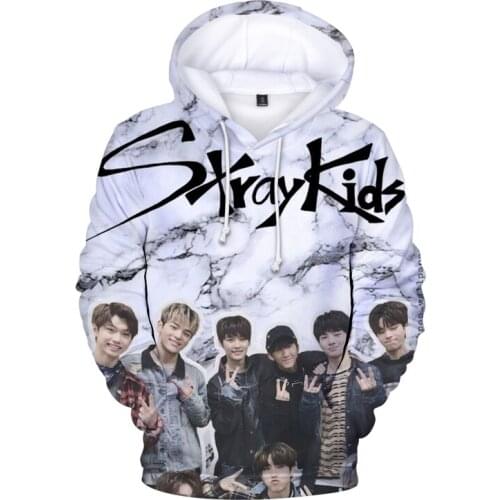 3D Print Men Hoodie Sudaderas Stray Kids Printed 3d Men Hoodie Street Style Sweatshirt Sports Sweatshirt Women Hooded Hoodie