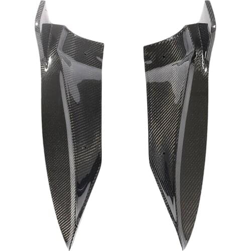 Car Real Carbon Fiber Rear Corners, Car Modified Rear Lip Protection for Tesla MODEL S 16-17