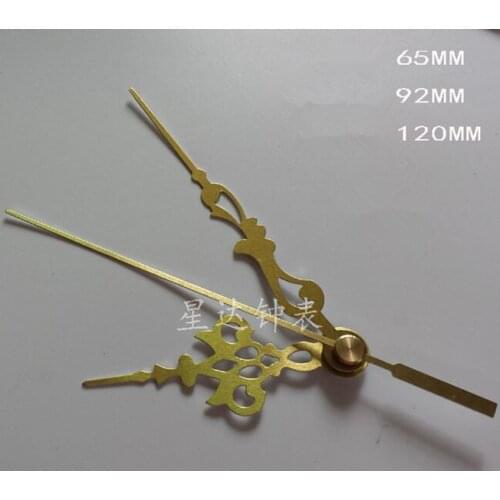 100sets Quartz Clock Movement Mechanism Gold Hands DIY Repair Part Kit Long Spindle Clockwork Clock Repair Crafts Hand Tools