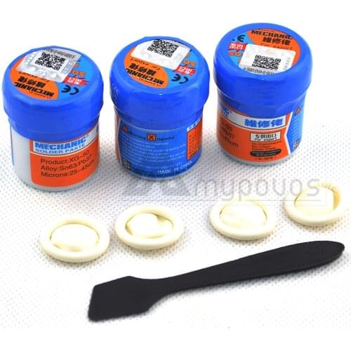 3pcs/Lot 100% Hong Kong MECHANIC BGA Solder Flux Paste Soldering Tin Cream Sn63/Pb37 25-45um XG-50 42g