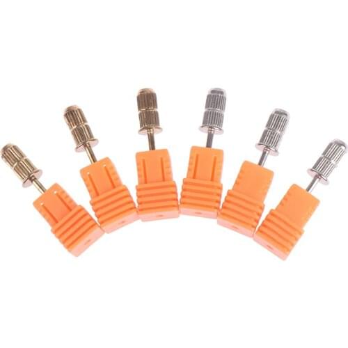 3pcs/lot Nail Drill Bit Gold Silver Electric Burr Cutter Nail Drill File for Manicure Machine Accessories Nail Art Tools