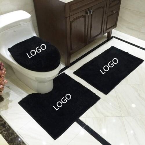 4PCS/SET Bathroom Toilet Set Soft Thicken Warm Toilet Seat Cover Waterproof U shape Rug Bath Carpet Mat Toilet Seat Cushion Set