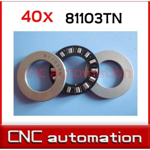 40pcs HIGH QUALITY shaft THRUST ROLLER BEARING 81103 17*30*9mm K81103TN GS81103 WS81103
