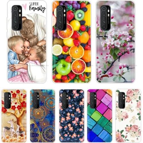 For Xiaomi Mi Note 10 Lite Case Cover Soft Silicone TPU Phone Case For Xiaomi Mi Note 10 Lite Note10 Lite Case Coque Fundas Capa