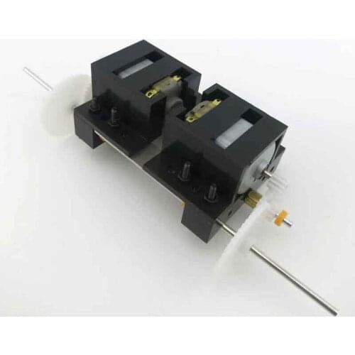 1pcs C2A DC 3-6V 1:20 14500RPM Double Shaft Drive Motor Electric Reduction GearBox Micro Gear Motor for DIY Robot Car Toys Parts