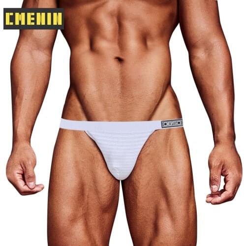 Hot Sale Cotton Stripe Underpants Gay Men Sexy Mans Underwear Thong Men Jockstrap Low waist Mens thong And G strings Top