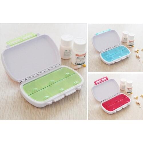 Pill Box Case Pills Organizer Case Portable 7 Days 3 Grids Travel Medical Drugs Tablet Storage Container Medicine Box Pastillero