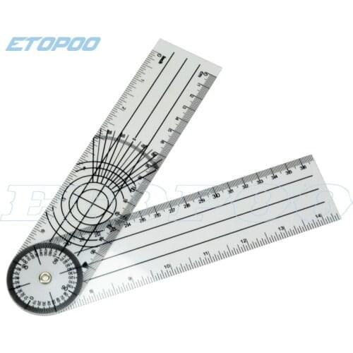 Medical ruler,Angle ruler Goniometer Spinal goniometer, 10pcs/lot