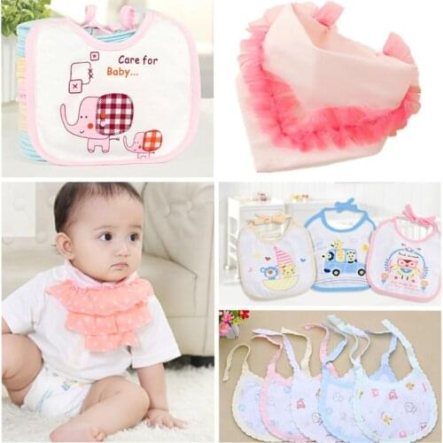 Baby Bibs Cute Cartoon Pattern Toddler Baby Saliva Towel Infant Burp Cloths Feeding Baby Girl Boy Bibs 20% off