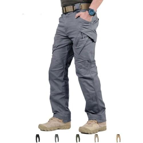 Mens Tactical Cargo Pants Safari Expedition Workout Pants Trousers