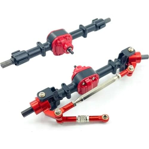 RC Car Front & Rear Complete Axle for MN D90 D91 D96 D99S MN90 MN96 MN99 MN99S 1/12 RC Car Upgrade Parts