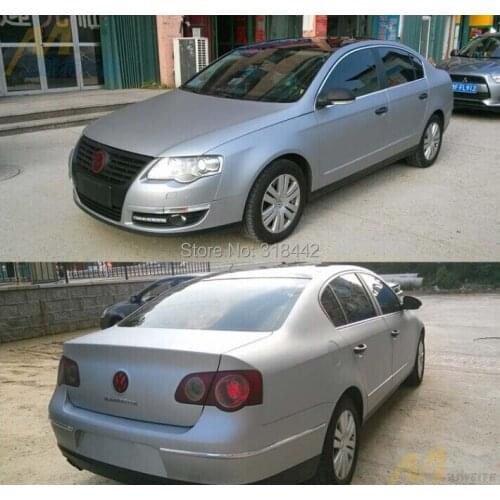 10/20/30/40/50/60x152cm/lot Matte Silver Vinyl Car Wrap Car Motorcycle Scooter DIY Styling Adhesive Film Sheet