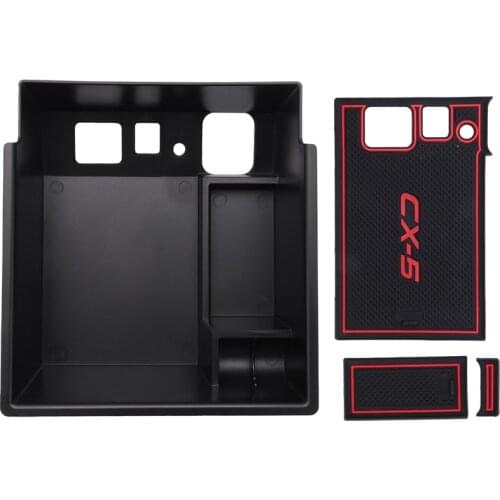 For Mazda CX-5 CX5 CX 5 2017 2018 2019 Car Central Armrest Storage Box Console Arm Rest Tray Holder Case Pallet Car Accessories