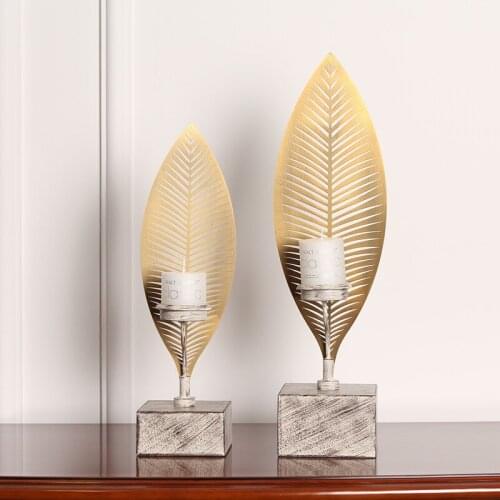 Simple Luxury Candlestick Creativity Alloy Neoclassical Candle Holder Aromatherapy Nordic Block Bougeoir Home Decoration EK50ZT