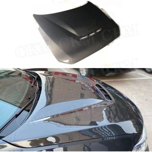 Dry Carbon Fiber Front Engine Hood Cover Bonnet Cap for BMW 1 Series F20 2 Series F22 F87 M2 CS Style Hood