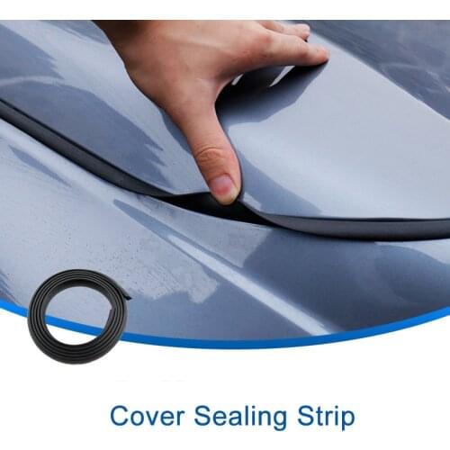 QHCP Car Hood Edge Sealing Strip For Subaru Forester Legacy Outback XV Car Seal Strips Trim Sticker Car Styling Auto Accessories