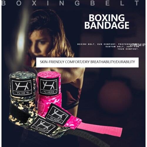 1 Pair 3m Crossfit Kickboxing Gloves Boxing Tied Hands Bandages Cotton Stretch Mma Muay Thai Sanda Training Equipment Gym