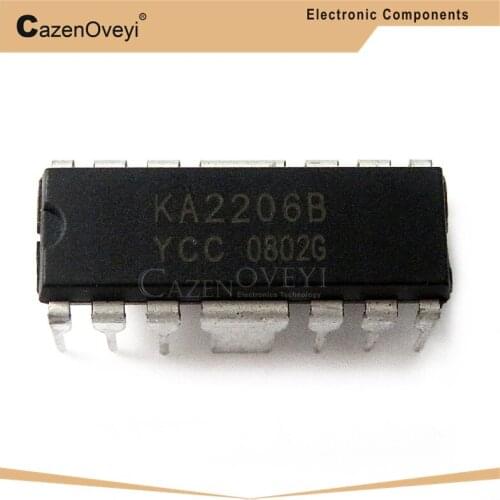 10pcs/lot KA2206B KA2206 DIP-12 In Stock