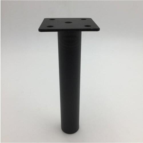 4pcs matte black cabinet legs, metal furniture foot hardware, 13cm/15cm/17cm