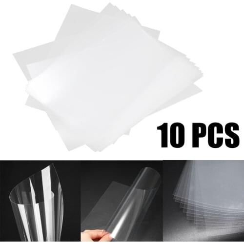 A4 Size 5/10pcs Inkjet Laser Printing Screen Slide Transparency Inkjet Film For Photographic Paper PCB Stencils Durable Nontoxic