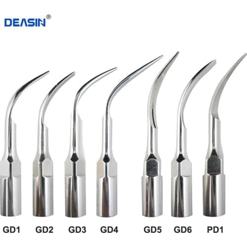 5pcs Dental Scaler Perio Scaling Tips GD1 GD2 GD3 GD4 PD1 fit DTE Satelec
