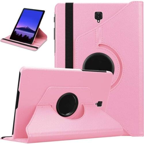 Flip Cases for Samsung Galaxy Tab S4 10.5 SM-T830 T835(2018)360 Degrees Rotating Stand PU Leather Auto Sleep/Wake Function Cover