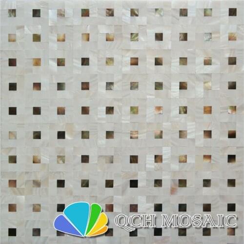 Black and freshwater shell mother of pearl mosaic tile for kitchen backsplash and bathroom 11 square feet/lot seamless wall tile