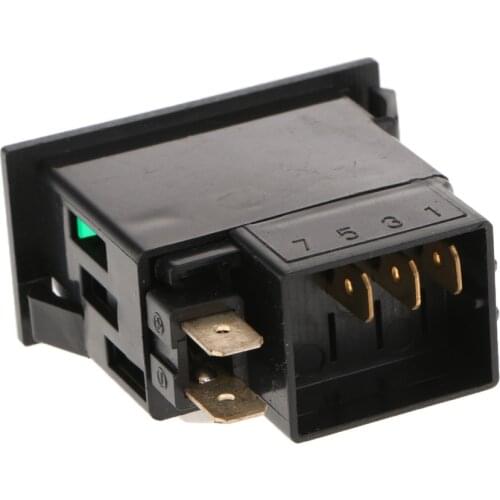 Black Truck Engineering Train Headlight Rocker Toggle Switch On Off Button 3Pin