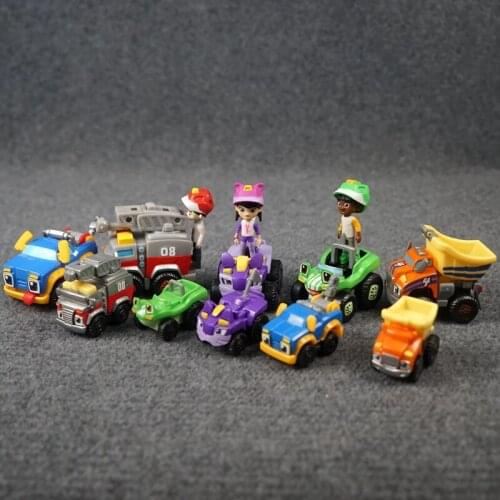 Cartoon Alloy Toy Car Sliding Pull-back Vehicle Kids Dolls Toys Children Gifts