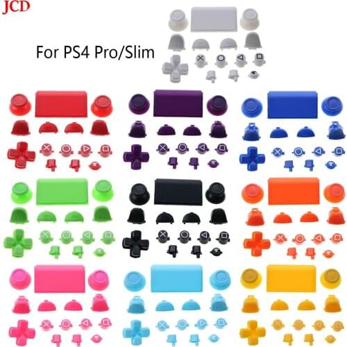 JCD Botones De Disparo Para Mando Analógico Dualshock 4 PS4 Pro Slim, jds 040 jds-040, Dpad L1 R1 L2 R2 1 Sets