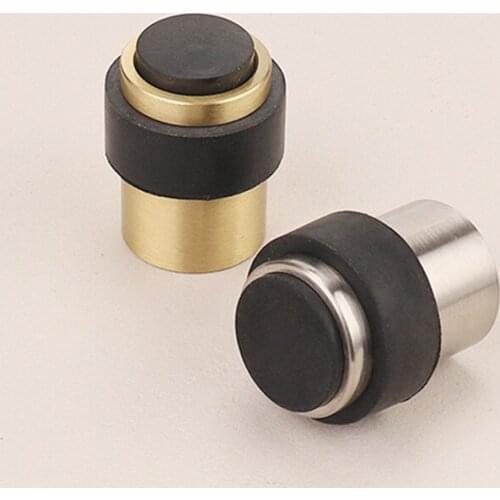 Brass Door Holder Door Hardware Door Stopper Rubber Bumper Door Wall And Civilian(NB,GB)