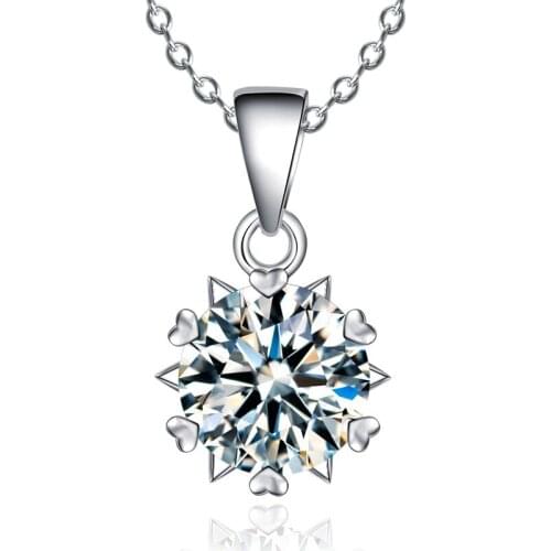 MADALENA SARARA AAAA CZ S925 sterling silver necklace female Korean Cute Style Chain necklace