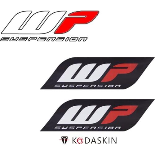 KODASKIN Motorcycle Stickers Raise 3D Emblem Carbon Decals for Wp Suspension