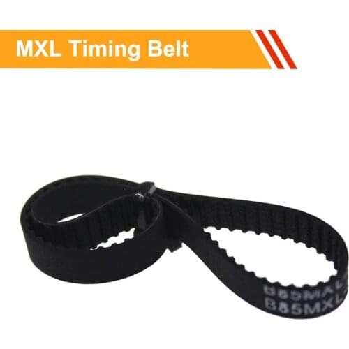MXL Type Closed loop Rubber Gear Belt Length 62/64/65/69/70/71MXL Timing Belt 6/10mm Belt Width Rubber Transmission Belt