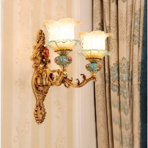 Flower Wall Lamp Bedroom Bedside Sconce Living Room Wall Lights Bathroom Home Lighting Indoor Light Fixtures
