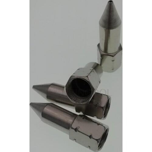 Nickel-plated grease gun nozzle The gun head is reinFORced with a wear-resistant fine-pointed grease nipple. Quality accessories